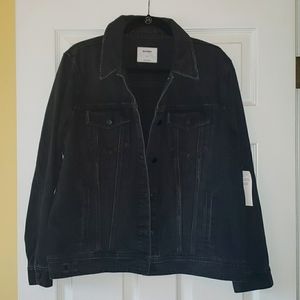 Old Navy XL Black Jean Jacket.  NWT.